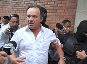 Marcos Santos depois de ser preso pela PC