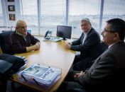 German, Teotonio e Luiz Otavio em São Paulo tratando do Eisa de Coruripe