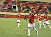 Testinha comemora o gol