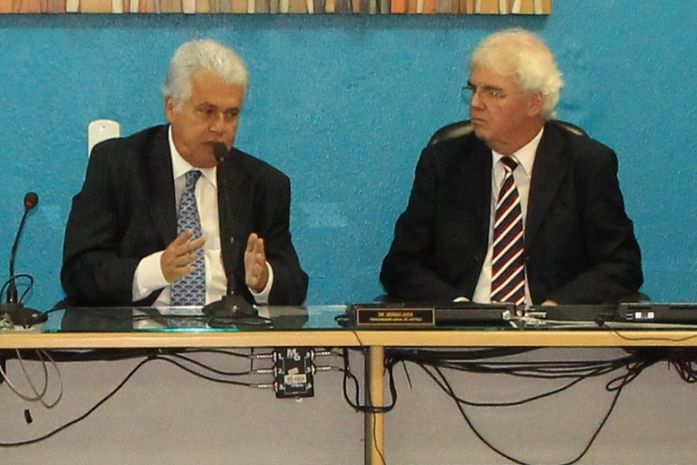 Vice-Governador José Thomaz Nonó e o Procurador Geral de Justiça, Sérgio Jucá
