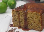 Bolo leve de limão leva farinha de linhaça, iogurte e rapadura