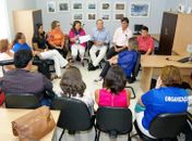 Renan recebeu representantes de entidades em defesa dos portadores de necessidades