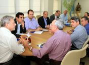 Senador Biu com Teotonio e agropecuarista de Alagoas