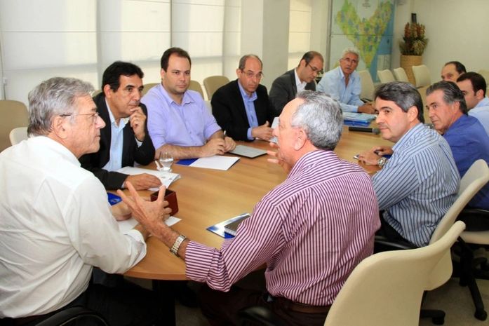 Senador Biu com Teotonio e agropecuarista de Alagoas