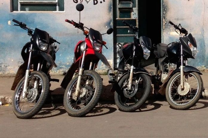 Motos apreendidas