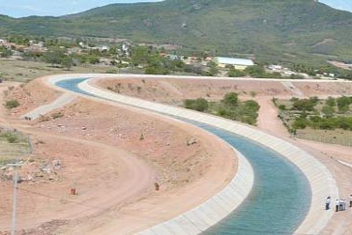 Obra do canal do sertão em Alagoas