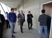 Juiz vistoria sala para instalação do Juizado do Torcedor no Trapichão