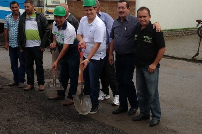 Prefeito Fabinho abrindo os trabalhos