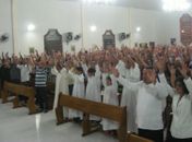  Procissão e missa marcam encerramento das festividades do padroeiro de Lagoa da Canoa