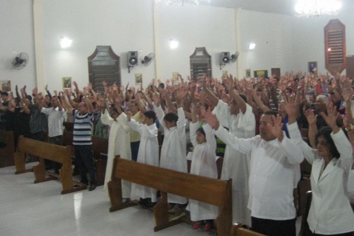 Procissão e missa marcam encerramento das festividades do padroeiro de Lagoa da Canoa