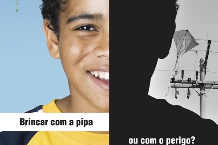 Eletrobras alerta sobre os riscos de soltar pipas sob a rede elétrica