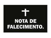 Nota de Falecimento