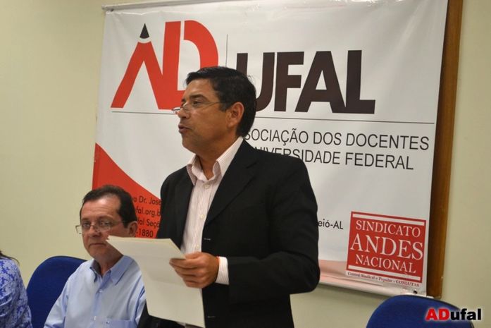 Márcio Gomes Barbosa, presidente da Adufal