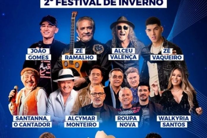 Sarah Farias e Padre Alessandro Campos farão parte da programação do Festival de Inverno de Palmeira dos Índios