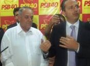 Carimbão com o governador pernambucano Eduardo Campos.
