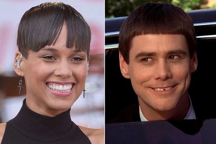 Site compara visual de Alicia Keys com personagem de Jim Carrey em filme