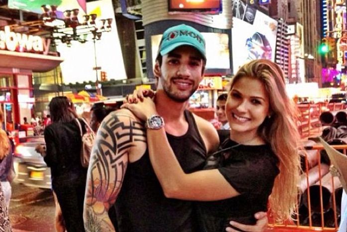 Gusttavo Lima e a noiva, Andressa Suita