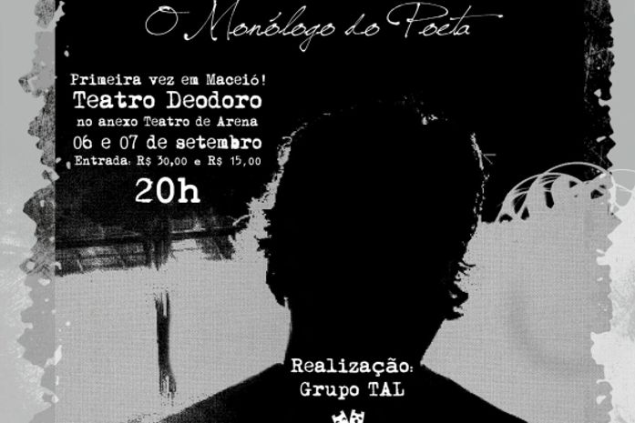 Espetáculo 'O Último Poema' chega nesta quinta em Maceió