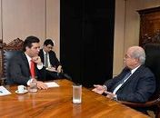 Mauricio Quintella e o Ministro dos Transportes, baiano Borges
