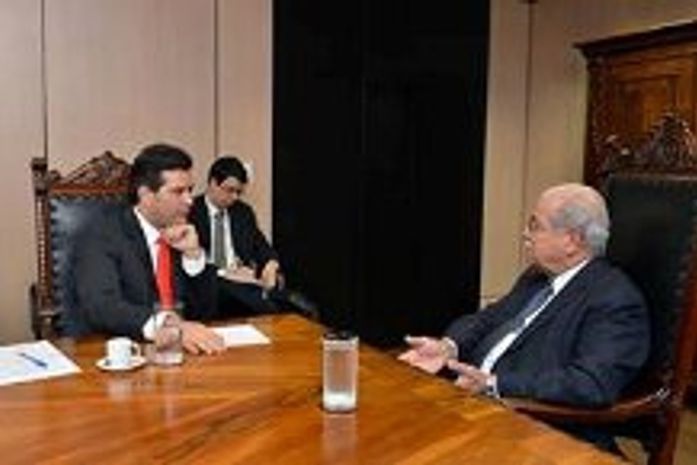 Mauricio Quintella e o Ministro dos Transportes, baiano Borges