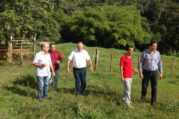Carimbão visitando uma das fazendas em Matriz de Camaragibe