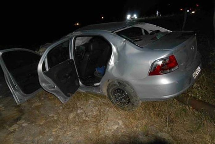 Carro que se envolveu no acidente