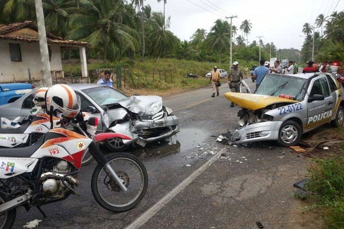 Colisão aconteceu na AL 101 Norte