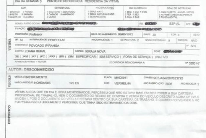 Policial acusado na morte apresenta B.O e diz que não estava na cidade no dia do desaparecimento