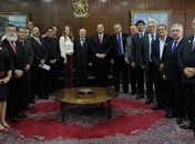Renan garantiu aprovação do projeto em encontro com representantes dos lotéricos
