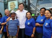 Deodorenses viajam a Juazeiro em ônibus cedidos pela prefeitura do município