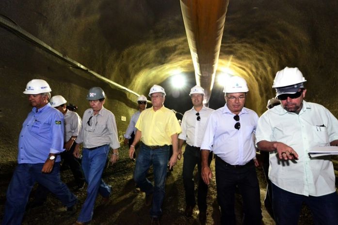 Novo túnel facilita escoamento de água no Canal do Sertão