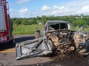 Grave acidente deixa uma pessoa ferida na BR-316 em Palmeira dos Índios