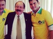 Cicero Almeida, o presidente Nacional do PRTB, Levi Fidélis e Jairzinho Lira.
