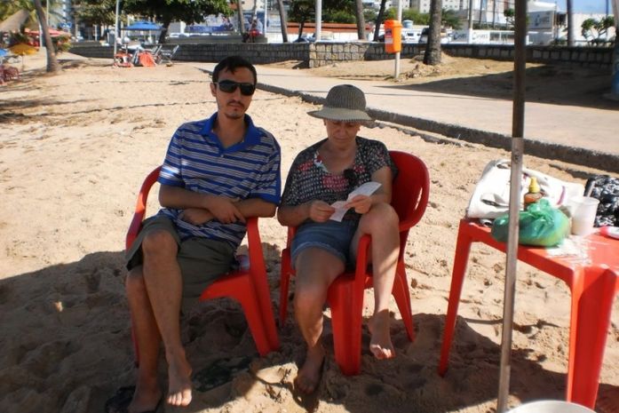 Fábio Rotilli com a mãe