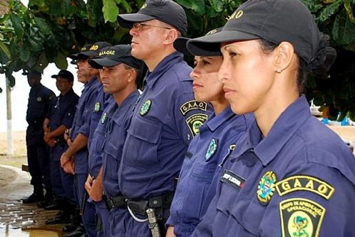 A guarda municipal de Maceió