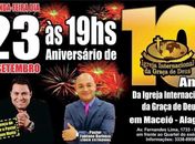 Igreja da Graça de Deus comemora 10 anos em Alagoas