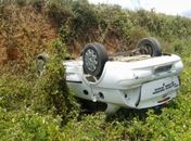 Capotamento de carro deixa cinco pessoas feridas na AL-140 