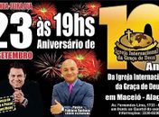 É hoje: Igreja da Graça de Deus comemora dez anos em Alagoas
