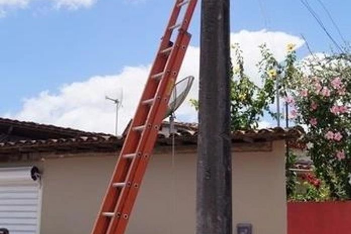 Alailson Júnior caiu da escada