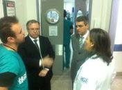 Conseg visita cabo da PM baleado durante assalto em loja
