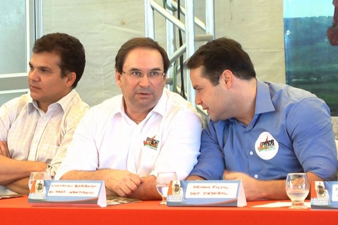 Ricardo Nezinho, Luciano Barbosa e Renan Filho