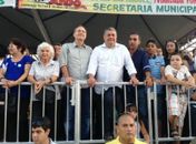 Renan com o prefeito George Clemente na festa de São Migul