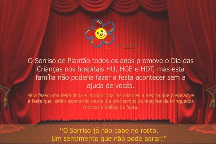 Sorriso de Plantão realizará Dia das Crianças em três hospitais de Maceió