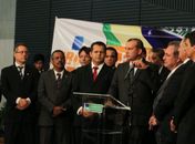O primeiro encontro dos parlamentares do Pros sob liderança de Carimbão.