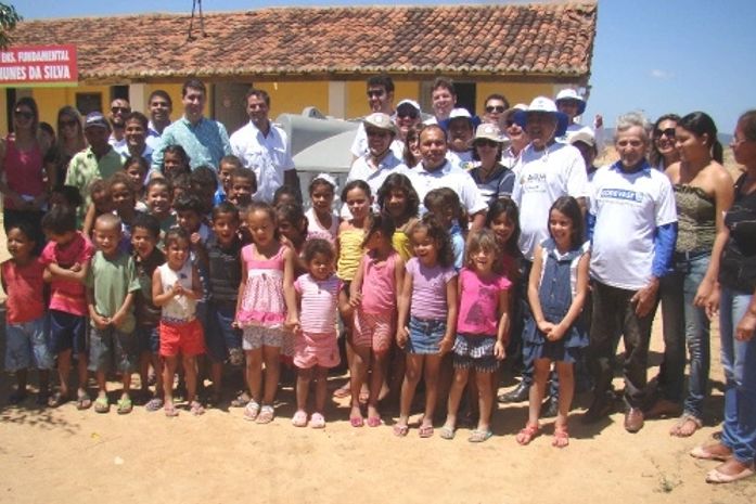 Representantes do Programa Água para Todos participam de almoço em Craíbas
