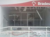 Agência do Bradesco foi alvo de ação criminosa em Minador do Negrão