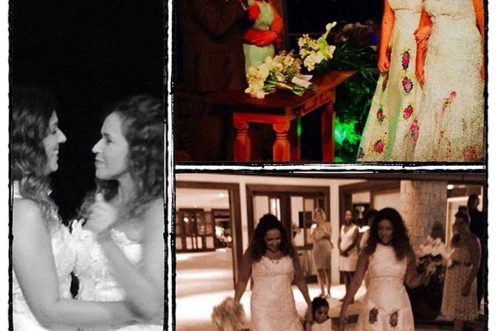 Daniela Mercury se casa na Bahia com Malu Verçosa: 'Agora é minha esposa'