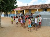 Cisternas instaladas pela Codevasf asseguram acesso a água a escolas de comunidades rurais