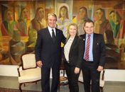 Reunião define implantação de uma agência da Caixa Econômica em Major Izidoro