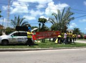 Petroleiros protestam  contra leilão de Campo de Libra